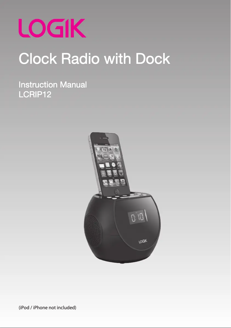 Image de la première page du manuel de l'appareil LCRIP12