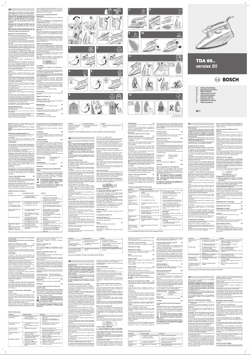 Page 1 de la notice Manuel utilisateur Bosch TDA6621