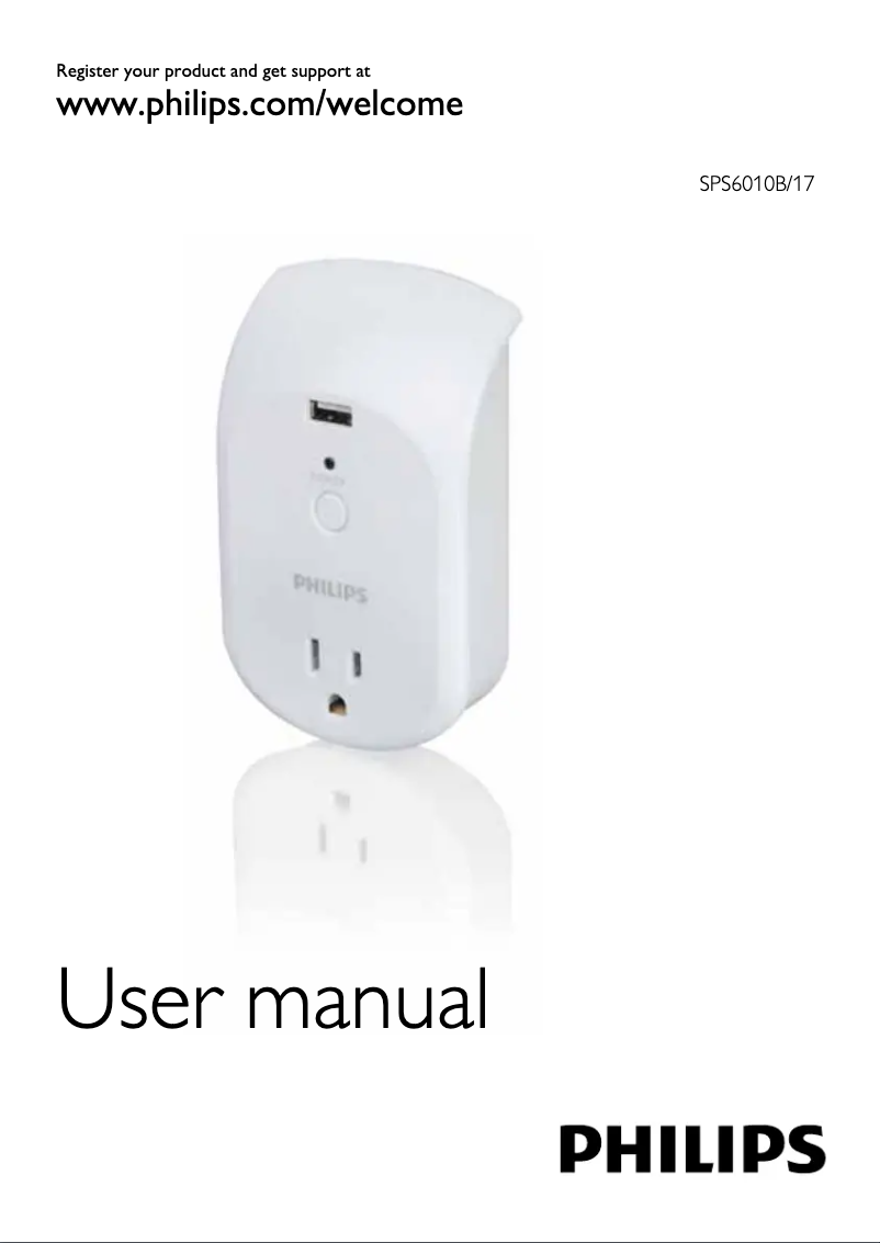 Página 1 del manual Manual de usuario Philips SPS6010B