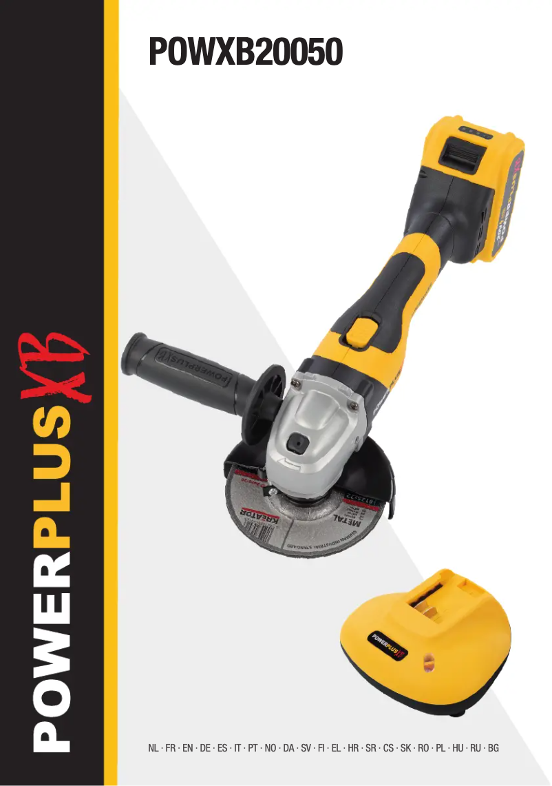 Page 1 de la notice Manuel utilisateur PowerPlus POWXB20050