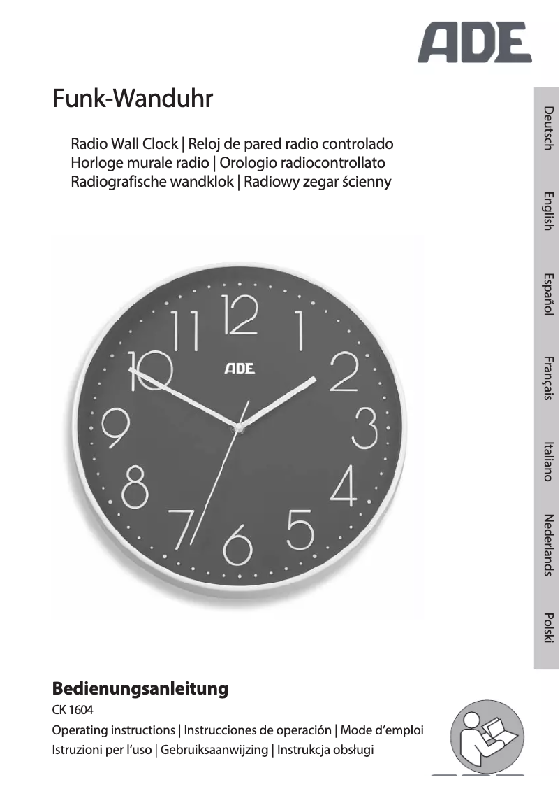 Page 1 de la notice Manuel utilisateur ADE CK 1604