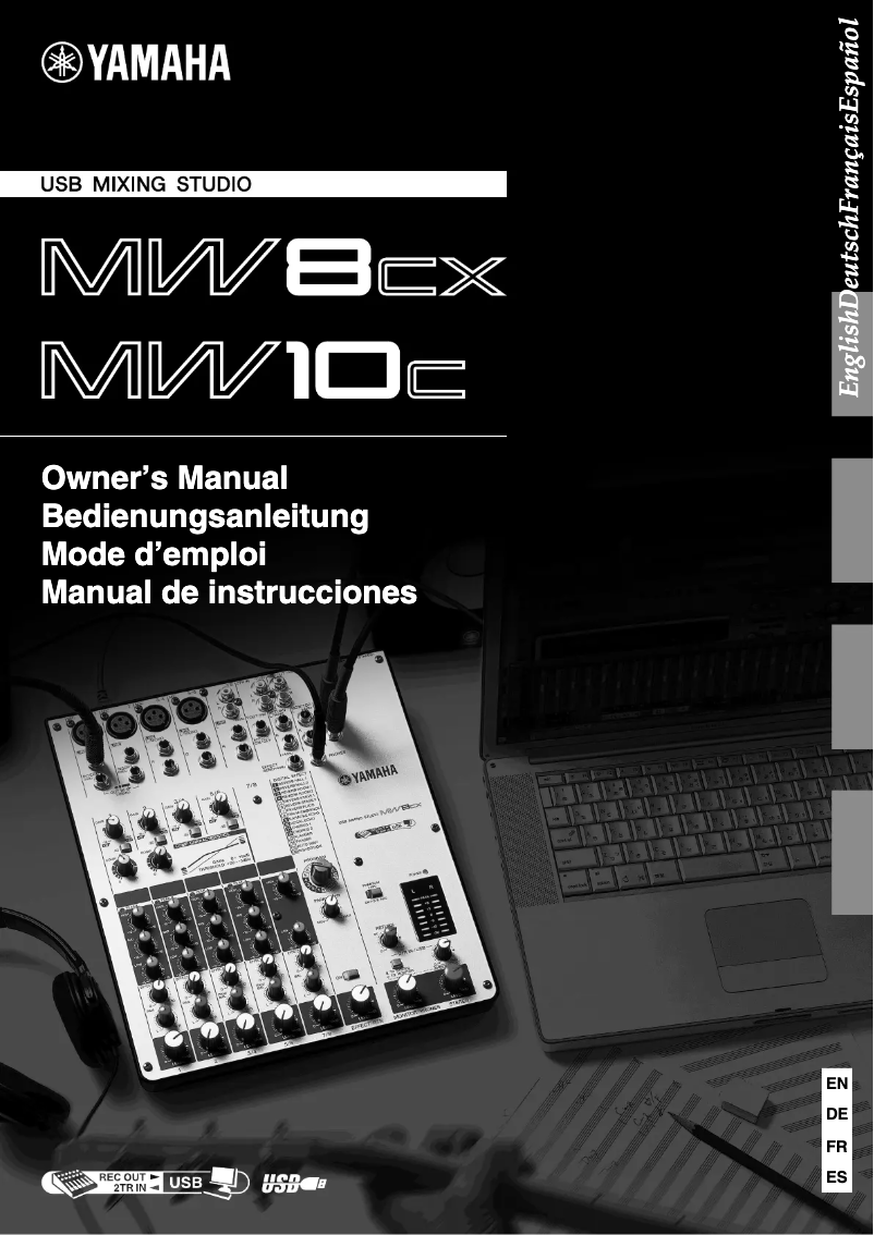 Page 1 de la notice Manuel utilisateur Yamaha MW10C