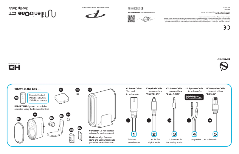 Page n°1 - Manuel utilisateur Paradigm MilleniaOne CT
