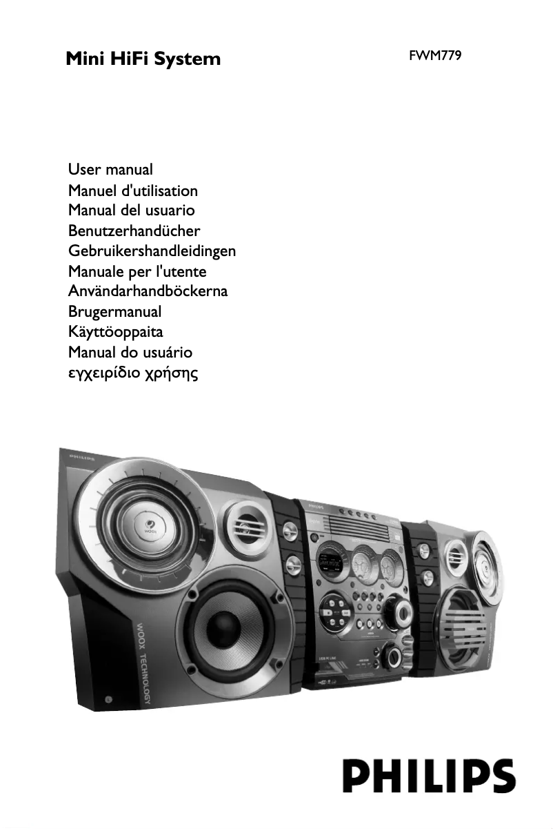 Image de la première page du manuel de l'appareil FWM779