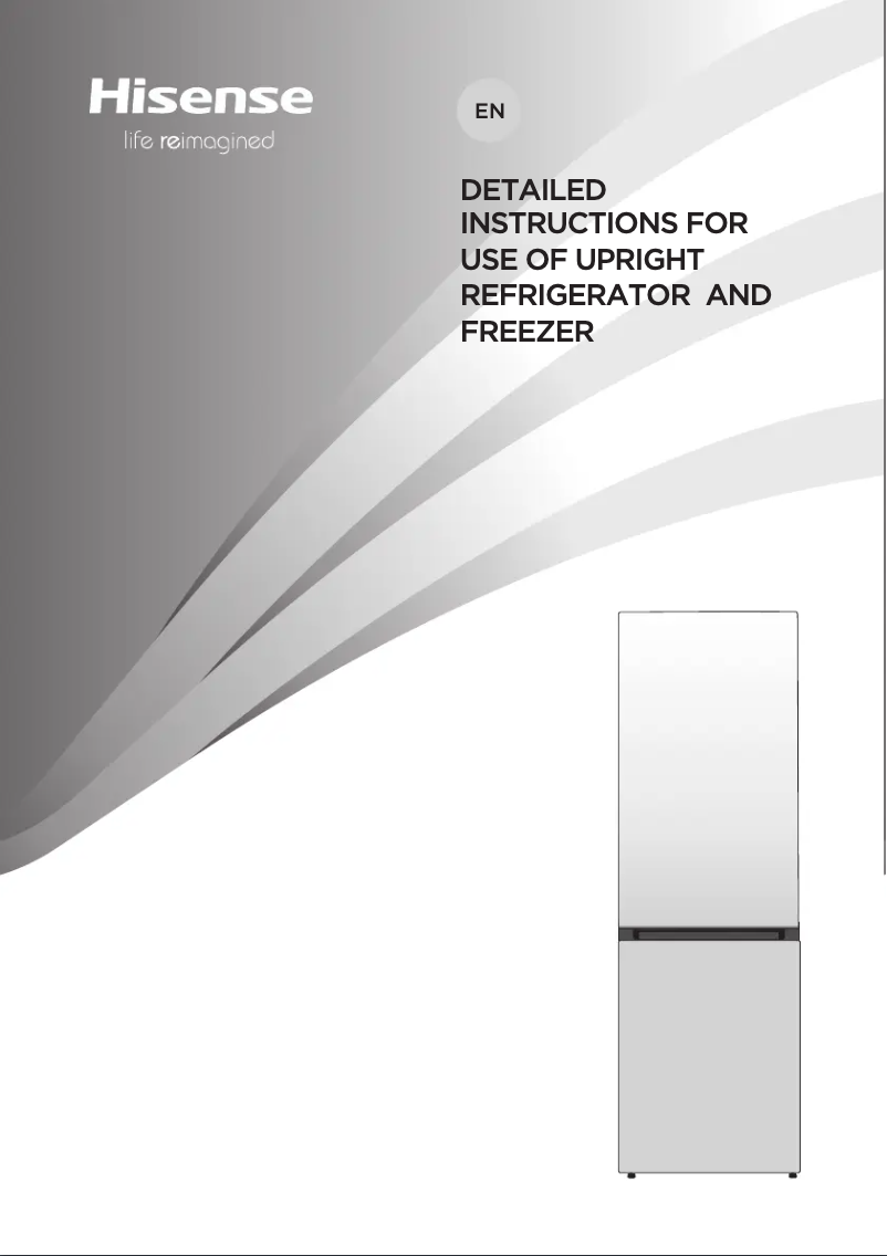 Page 1 de la notice Manuel utilisateur Hisense RB434N4BWE1