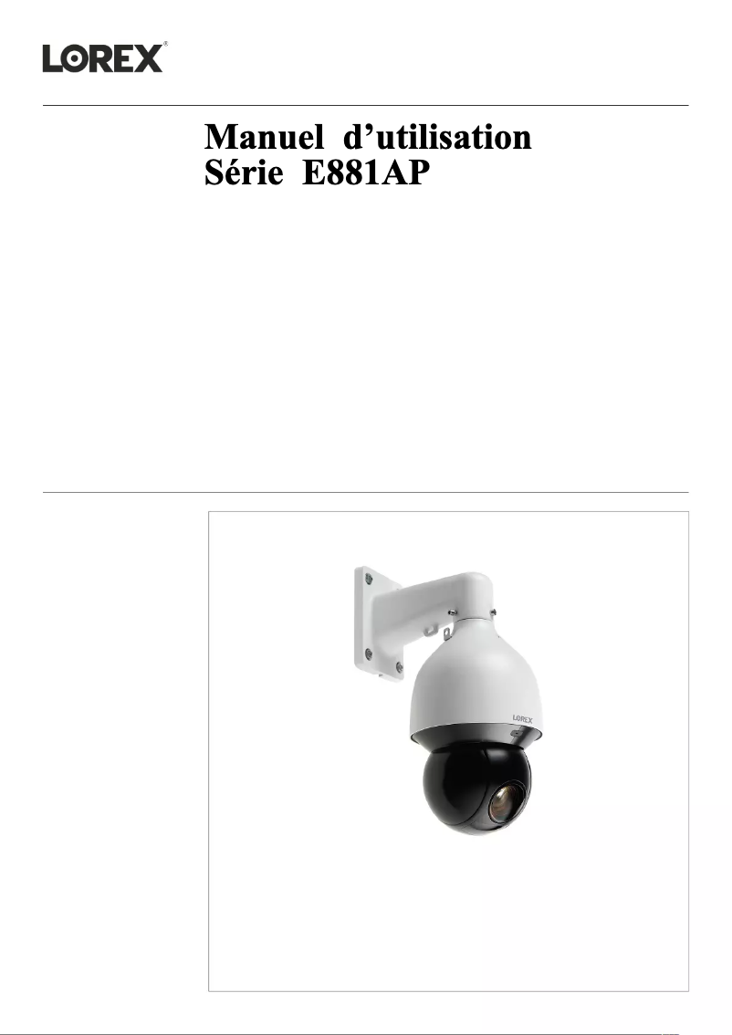 Página 1 del manual Manual de usuario Lorex E881AP