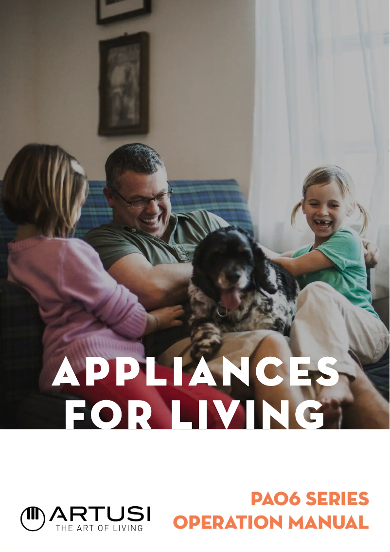 Page n°1 - Manuel utilisateur Artusi PAO610