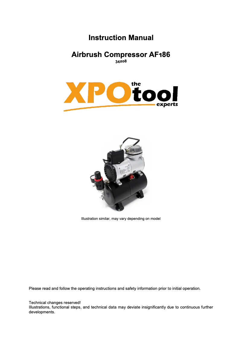 Página 1 del manual Manual de usuario WilTec AF186