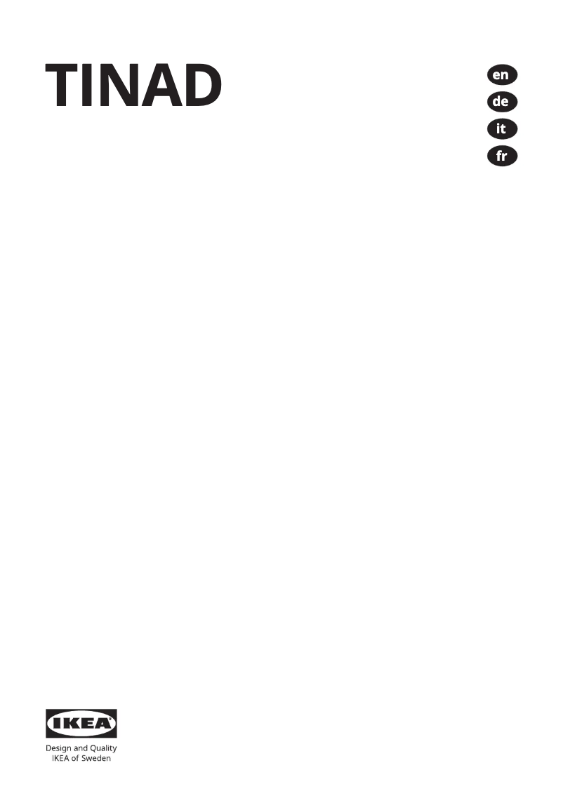 Image de la première page du manuel de l'appareil TINAD 005.728.72