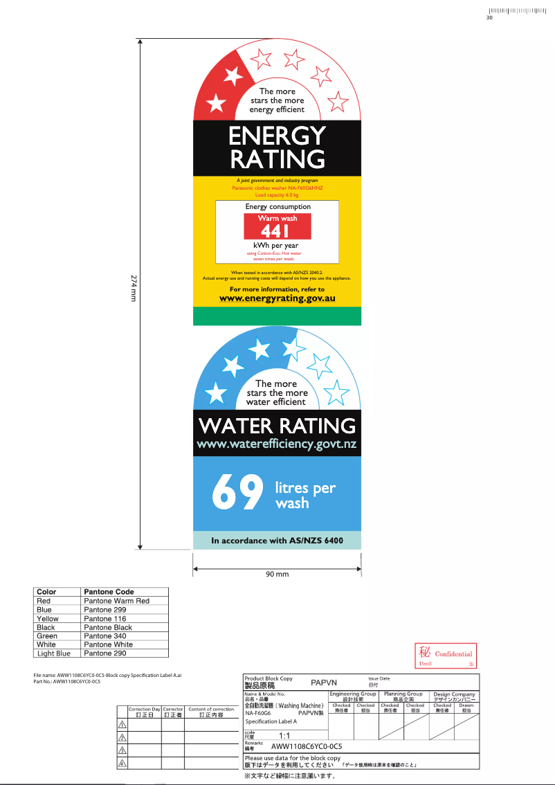 Page 1 de la notice Manuel utilisateur Panasonic NA-F60G6HNZ