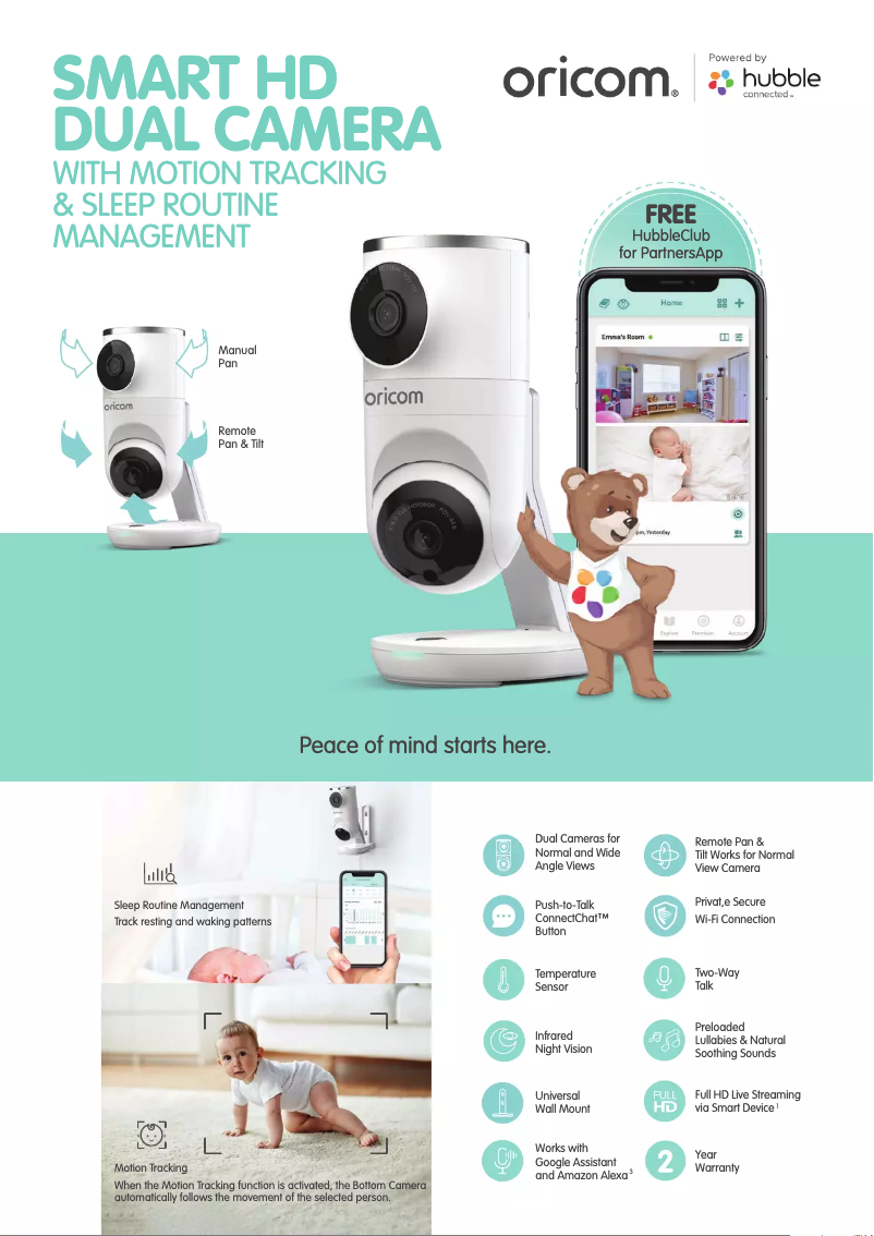 Page n°1 - Fiche technique Oricom OBHDUAL