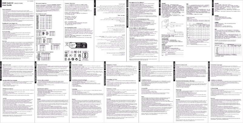 Page n°1 - Manuel utilisateur Cooler Master MWE Gold 750 V2