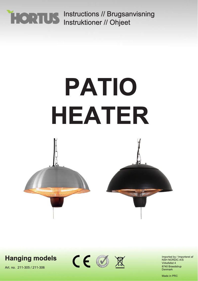 Image de la première page du manuel de l'appareil 211-306