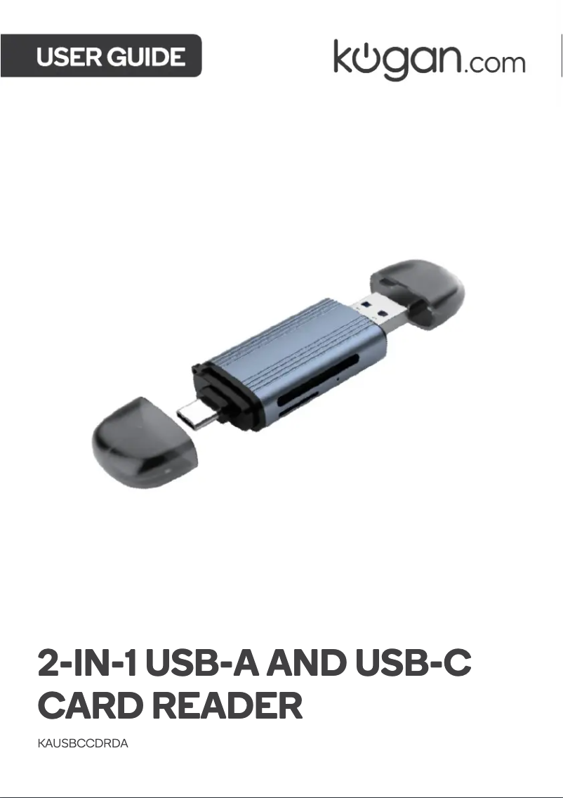 Page n°1 - Manuel utilisateur Kogan KAUSBCCDRDA