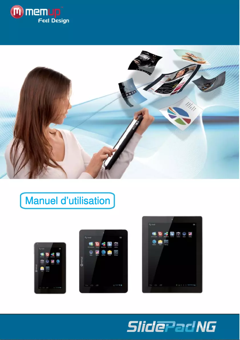 Page 1 de la notice Manuel utilisateur Memup SlidePad NG 808