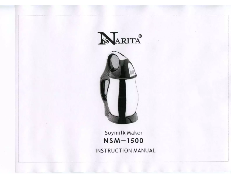 Image de la première page du manuel de l'appareil NSM-1500