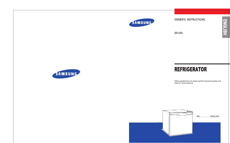 Página 1 del manual Manual de usuario Samsung SRG-059G