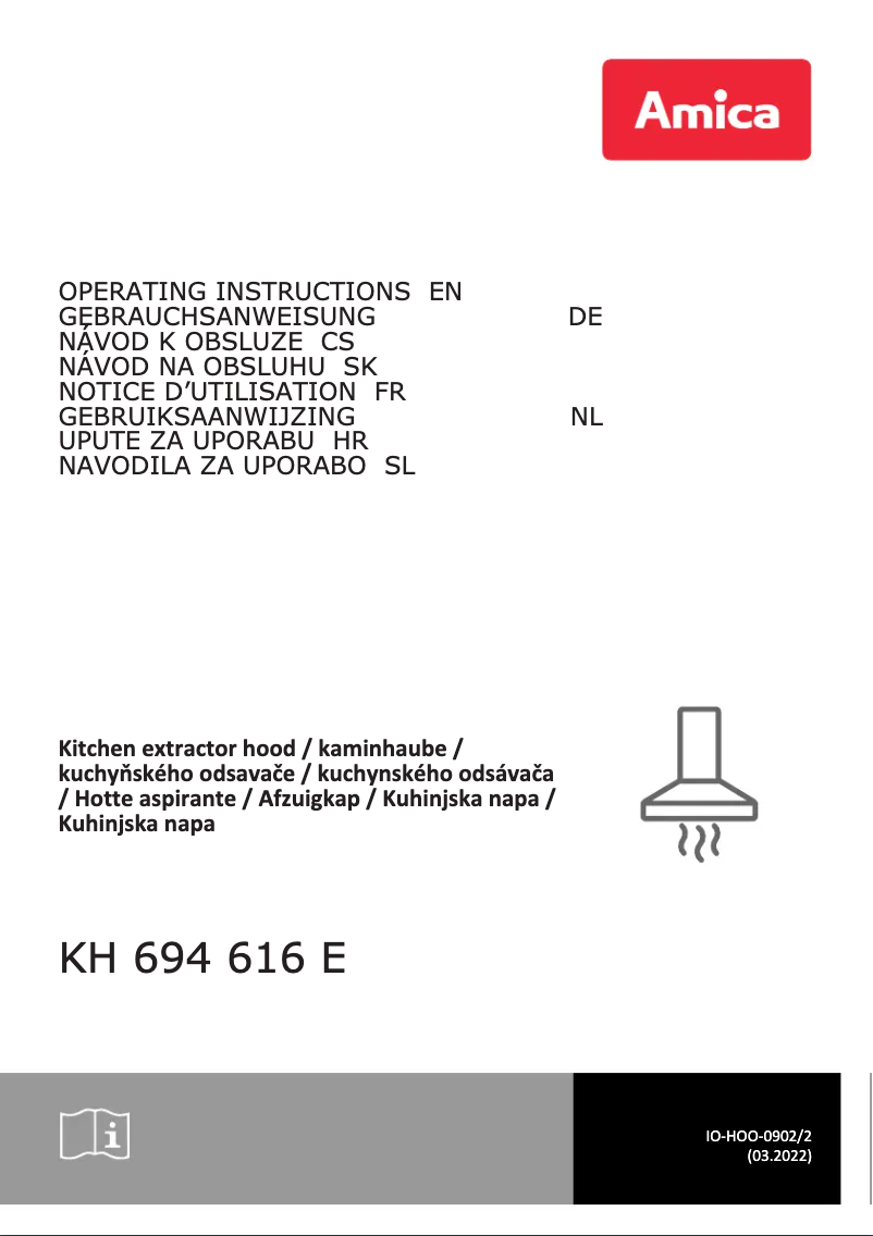 Page 1 de la notice Manuel utilisateur Amica KH 694 616 E
