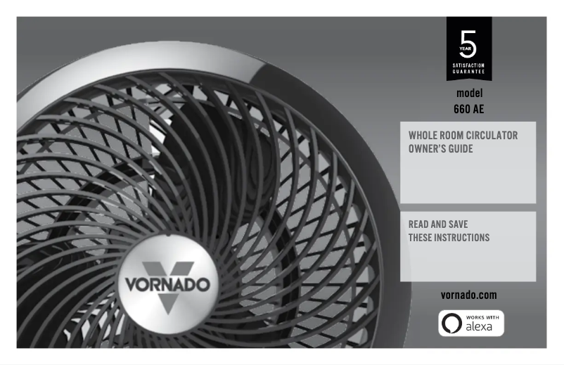 Página 1 del manual Manual de usuario Vornado 660 AE