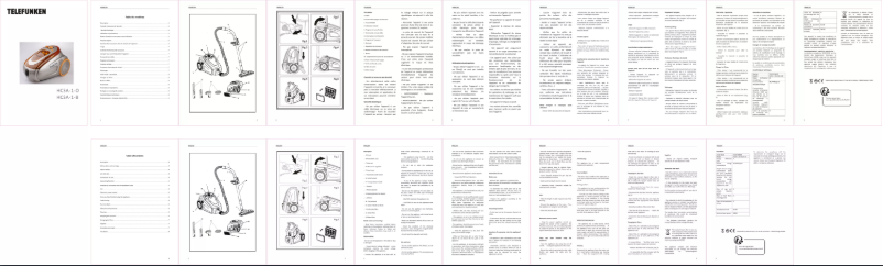 Page 1 de la notice Manuel utilisateur Telefunken HCSA-1-B