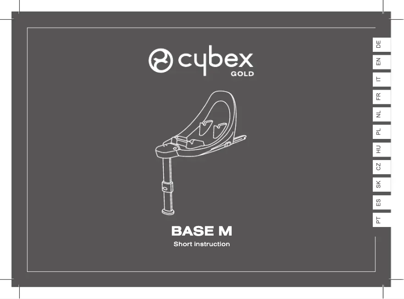 Page 1 de la notice Manuel utilisateur Cybex Base M