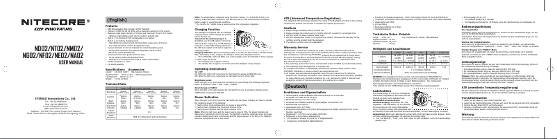 Image de la première page du manuel de l'appareil NE02