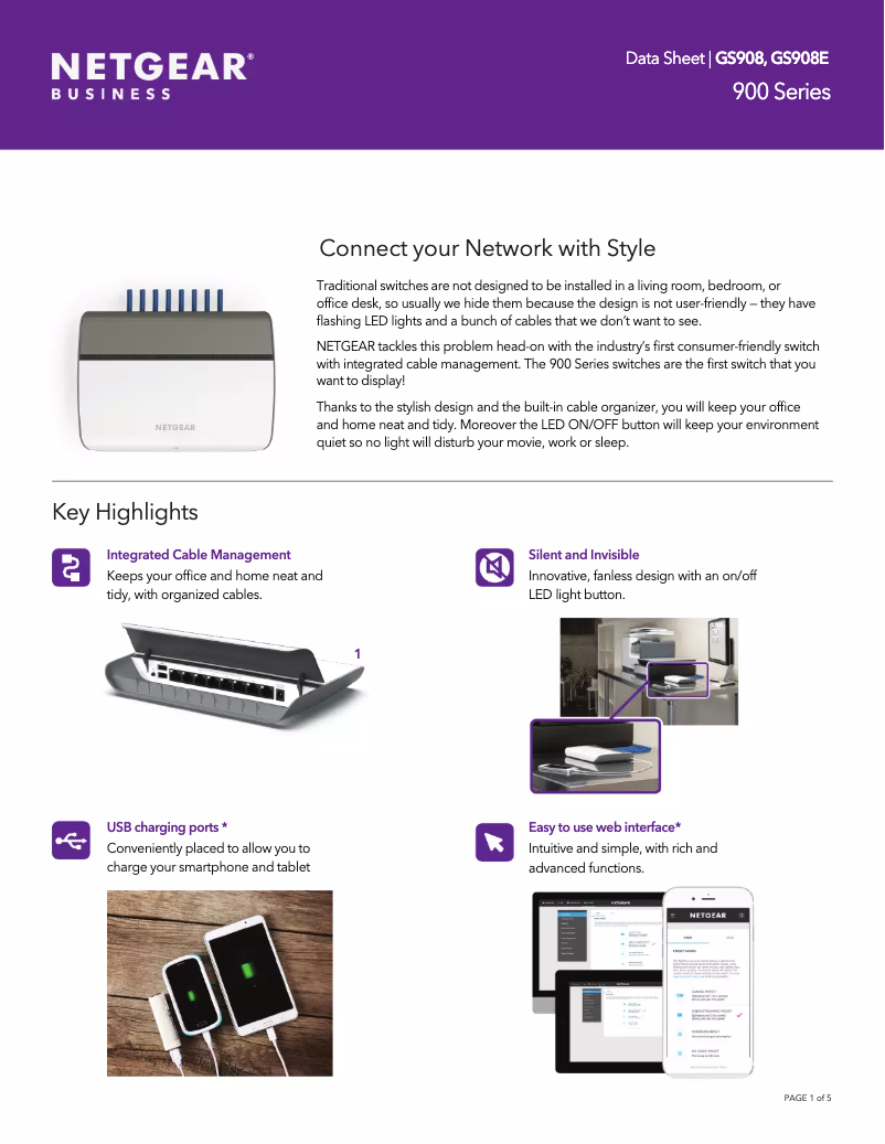 Image de la première page du manuel de l'appareil GS908