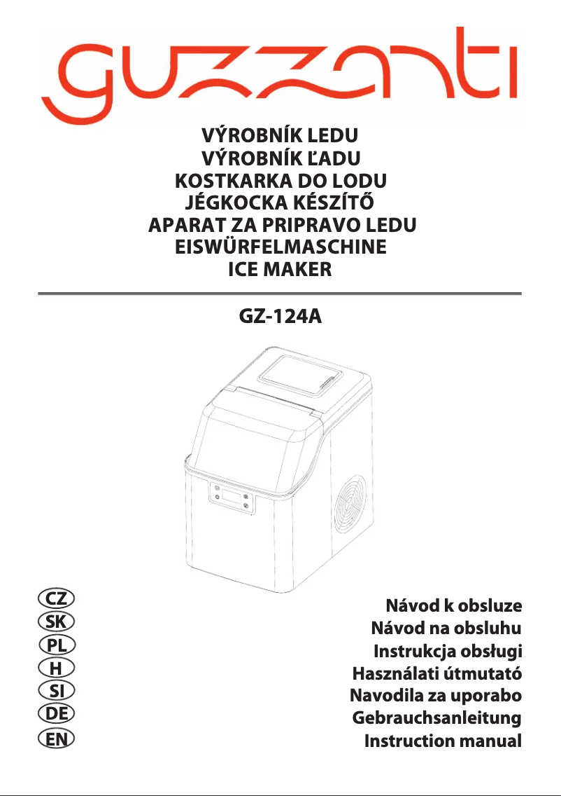 Page n°1 - Manuel utilisateur Guzzanti GZ 124A