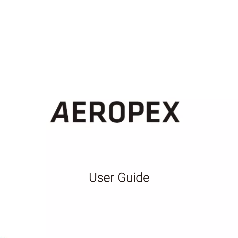 Image de la première page du manuel de l'appareil Aeropex
