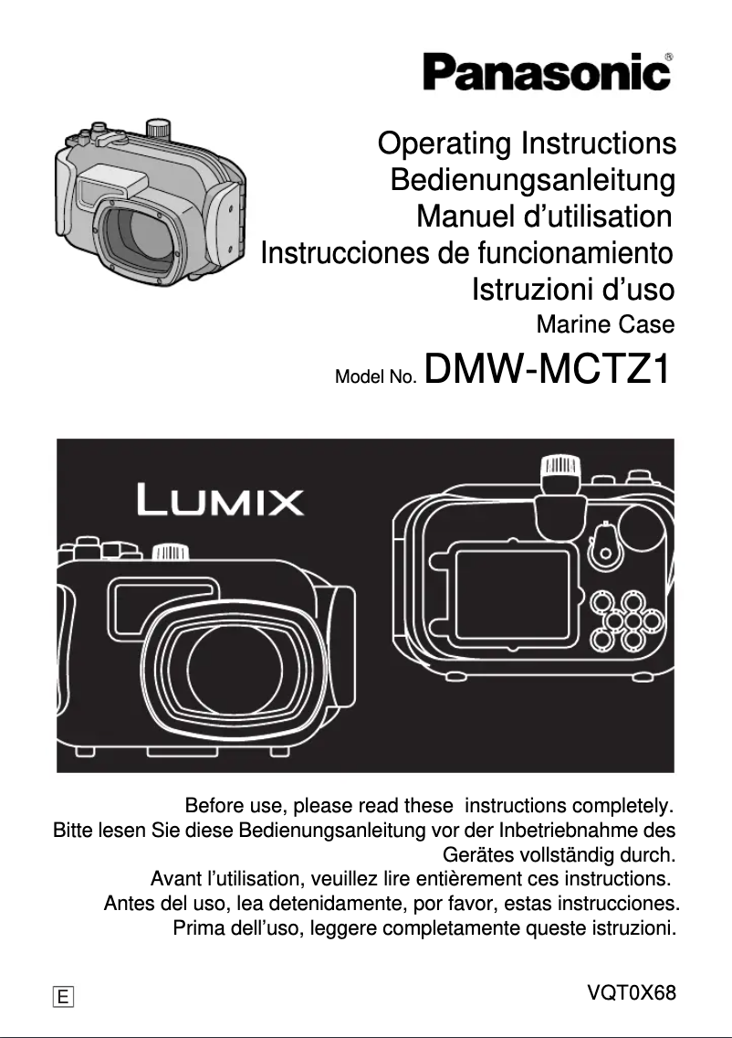 Image de la première page du manuel de l'appareil Lumix DMW-MCTZ1