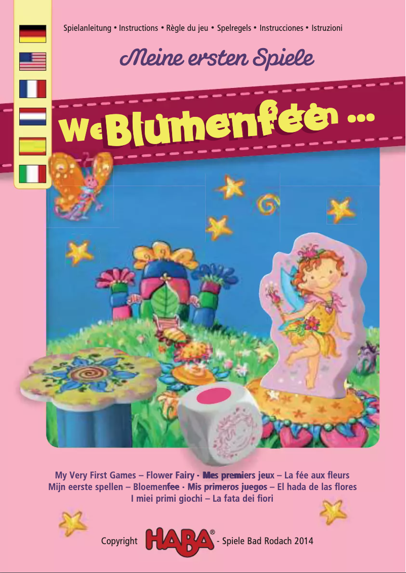 Page 1 of the manual User Manual HABA Meine ersten Spiele Blumenfee