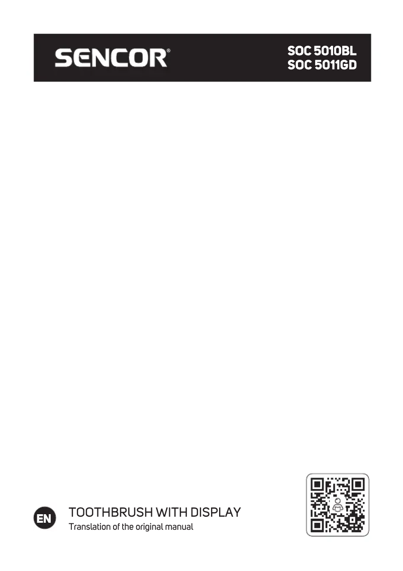 Page 1 de la notice Manuel utilisateur Sencor SOC 5011GD