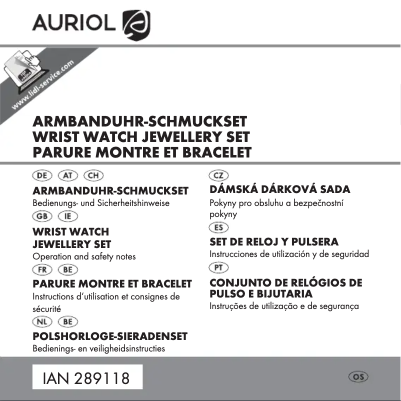 Page 1 de la notice Manuel utilisateur Auriol HG02743A