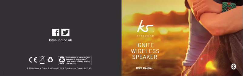 Page n°1 - Manuel utilisateur KitSound Ignite