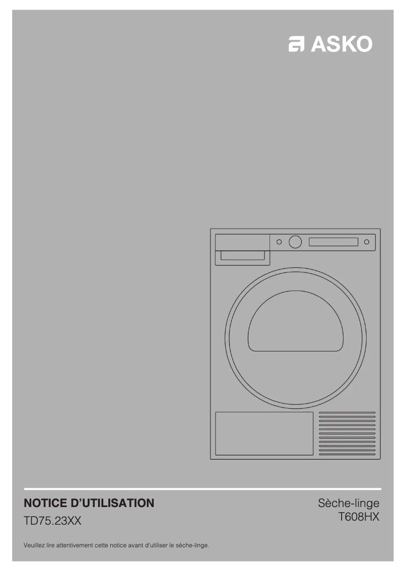 Image de la première page du manuel de l'appareil T608HX