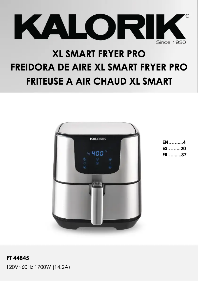 Imagen de la primera página del manual del dispositivo FT 44845