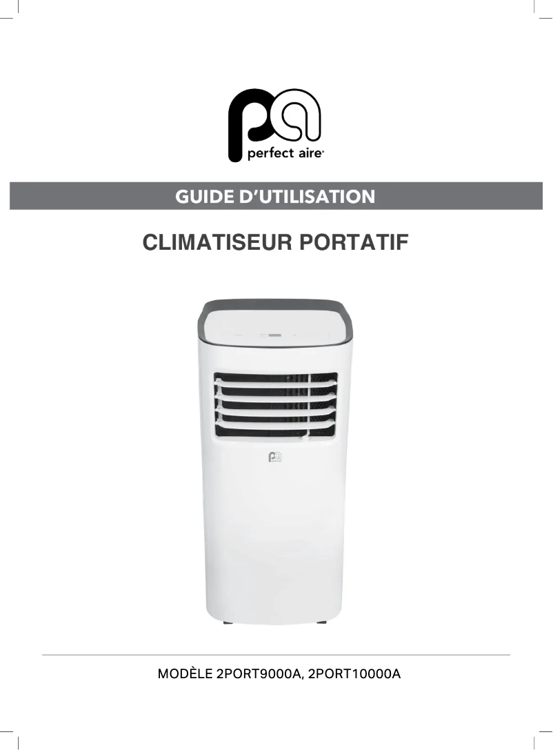 Page n°1 - Manuel utilisateur Perfect Aire 2PORT9000A