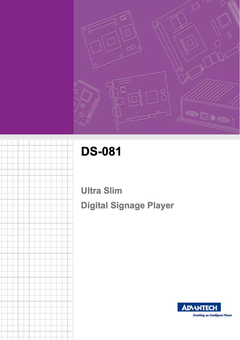 Image de la première page du manuel de l'appareil DS-081