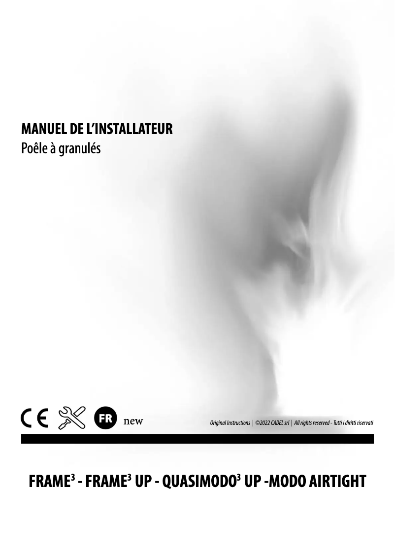 Page 1 de la notice Guide d'installation Cadel Frame 9 Up