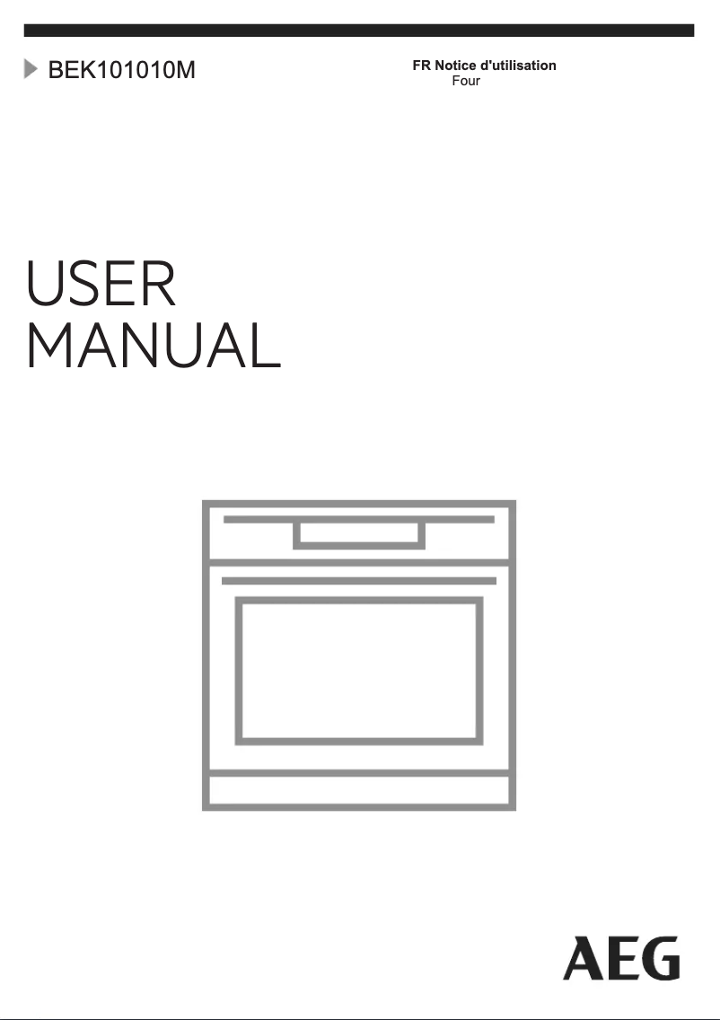 Page n°1 - Manuel utilisateur AEG BEK101010M