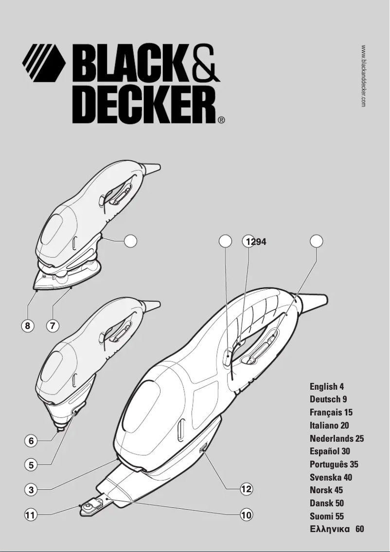 Page 1 de la notice Manuel utilisateur Black & Decker MT3000K