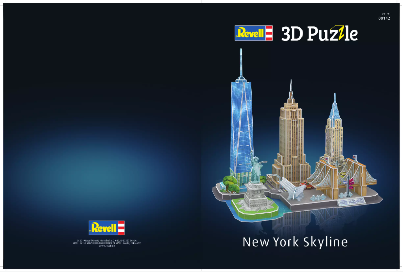 Image de la première page du manuel de l'appareil 3D Puzzle New York Skyline