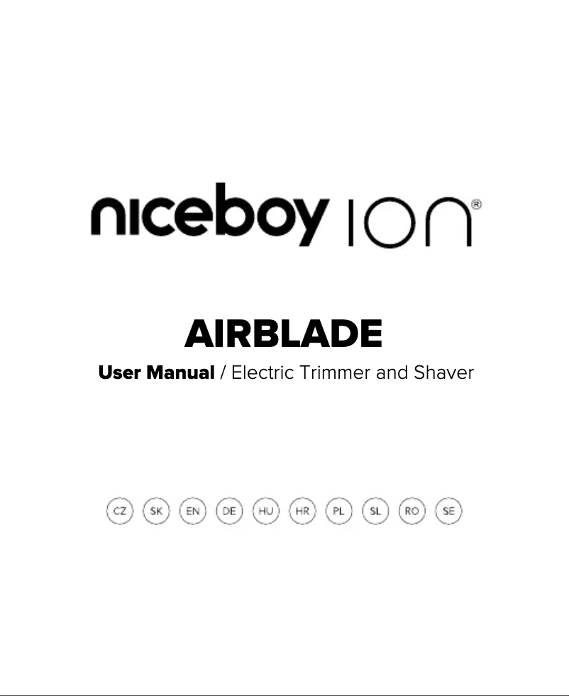Page 1 de la notice Manuel utilisateur Niceboy ION AirBlade
