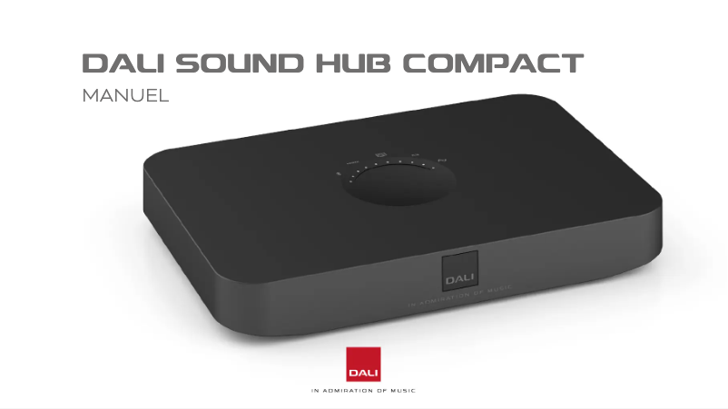 Image de la première page du manuel de l'appareil Sound Hub Compact