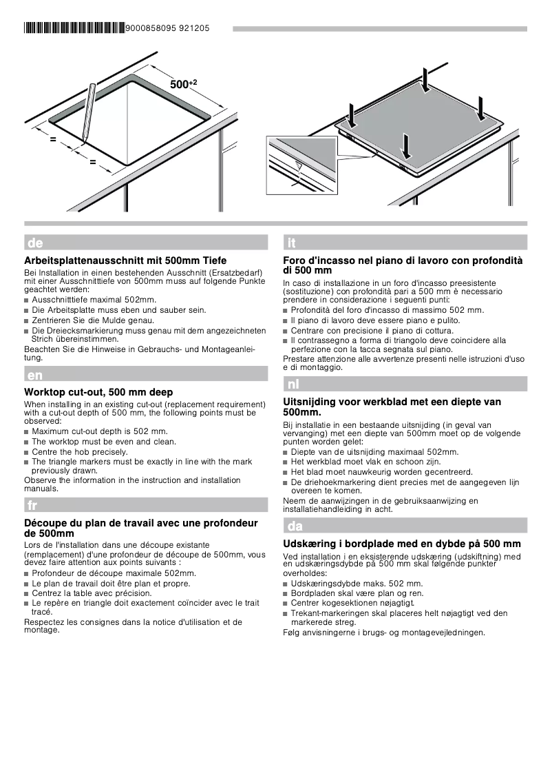 Page 1 de la notice Guide d'installation PITSOS CRD645M06