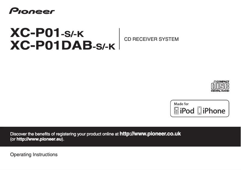 Page n°1 - Manuel utilisateur Pioneer P1-K