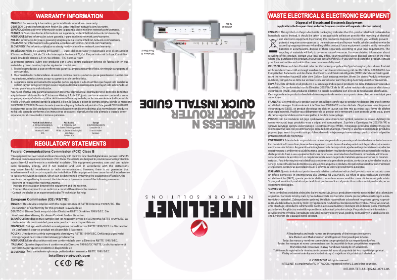 Image de la première page du manuel de l'appareil 525268