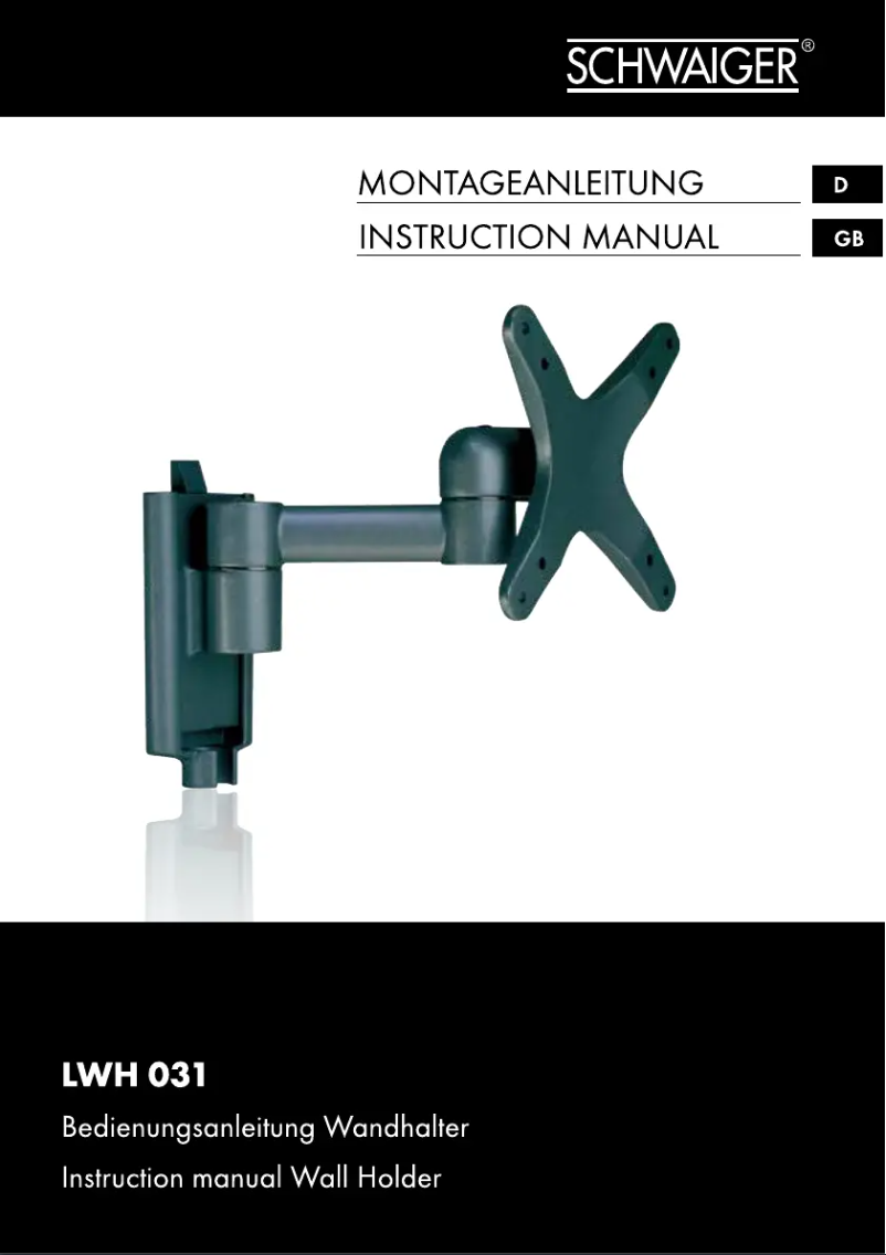 Page n°1 - Manuel utilisateur Schwaiger LWH031 031