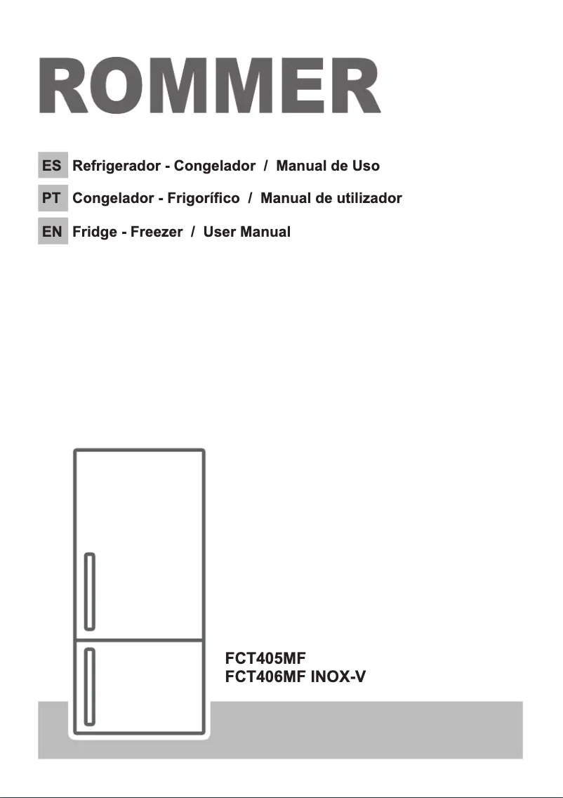Page n°1 - Manuel utilisateur Rommer FCT 406 MF INOX-V