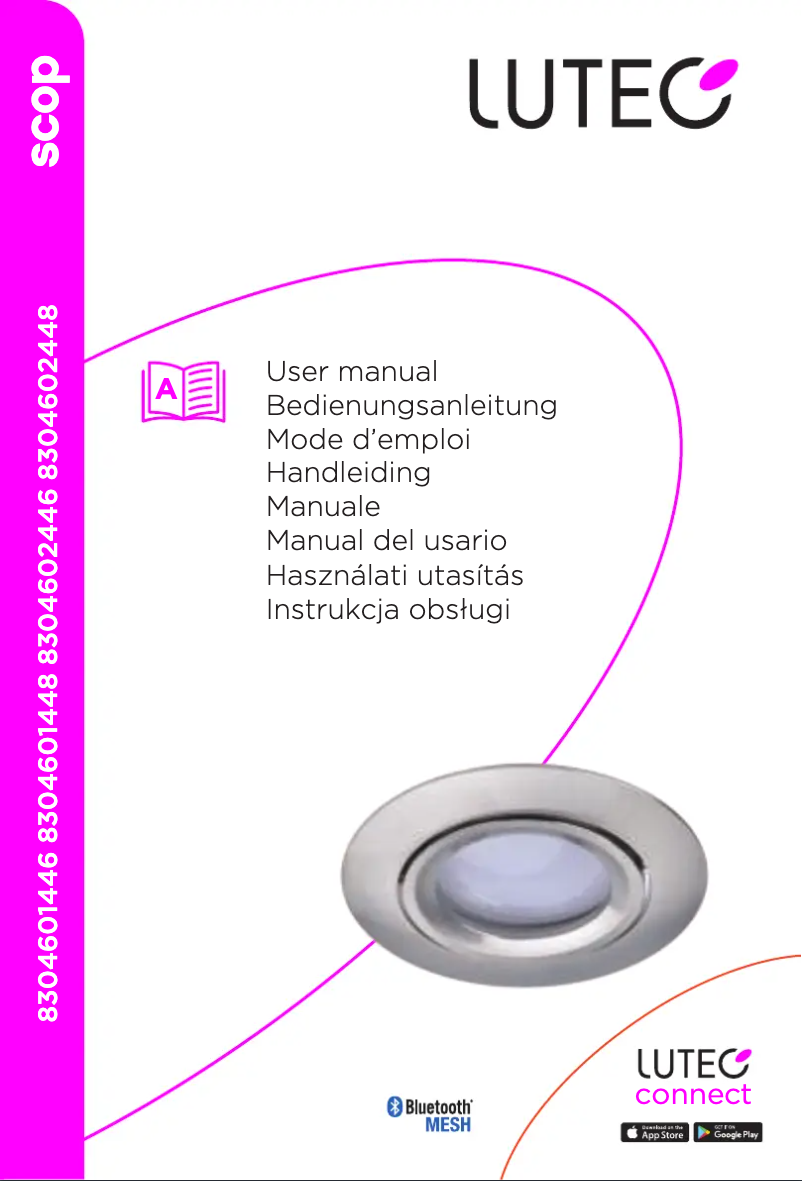 Page n°1 - Manuel utilisateur Lutec Connect SCOP